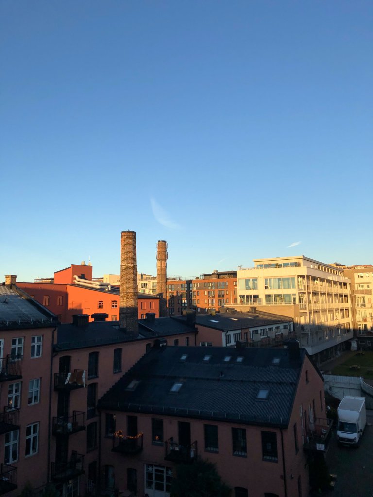 Utsikt over bygninger på Tøyen i Oslo 1. desember.